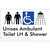 Unisex Accessible Toilet LH, Ambulant Toilet and Shower
