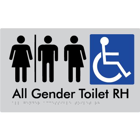 All Gender Accessible Toilet LH / RH with Air Lock