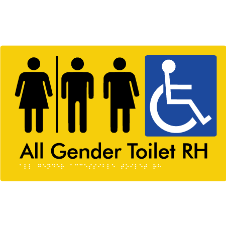 All Gender Accessible Toilet LH / RH with Air Lock