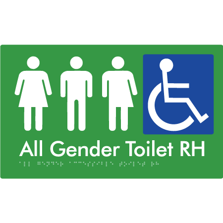 All Gender Accessible Toilet LH / RH