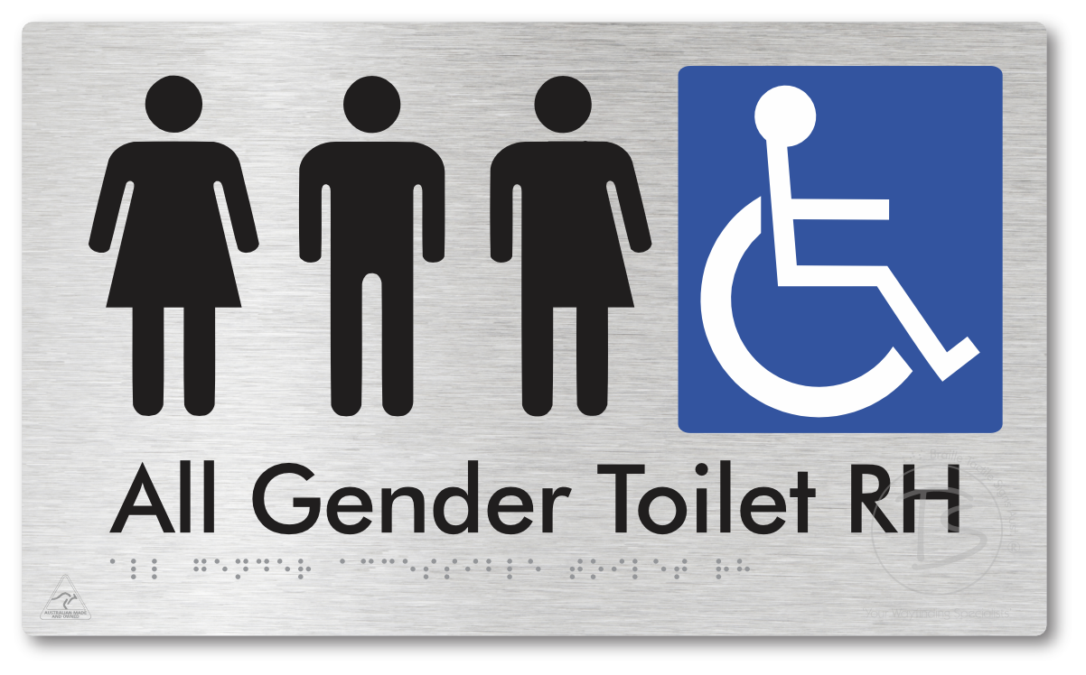 All Gender Accessible Toilet LH or RH