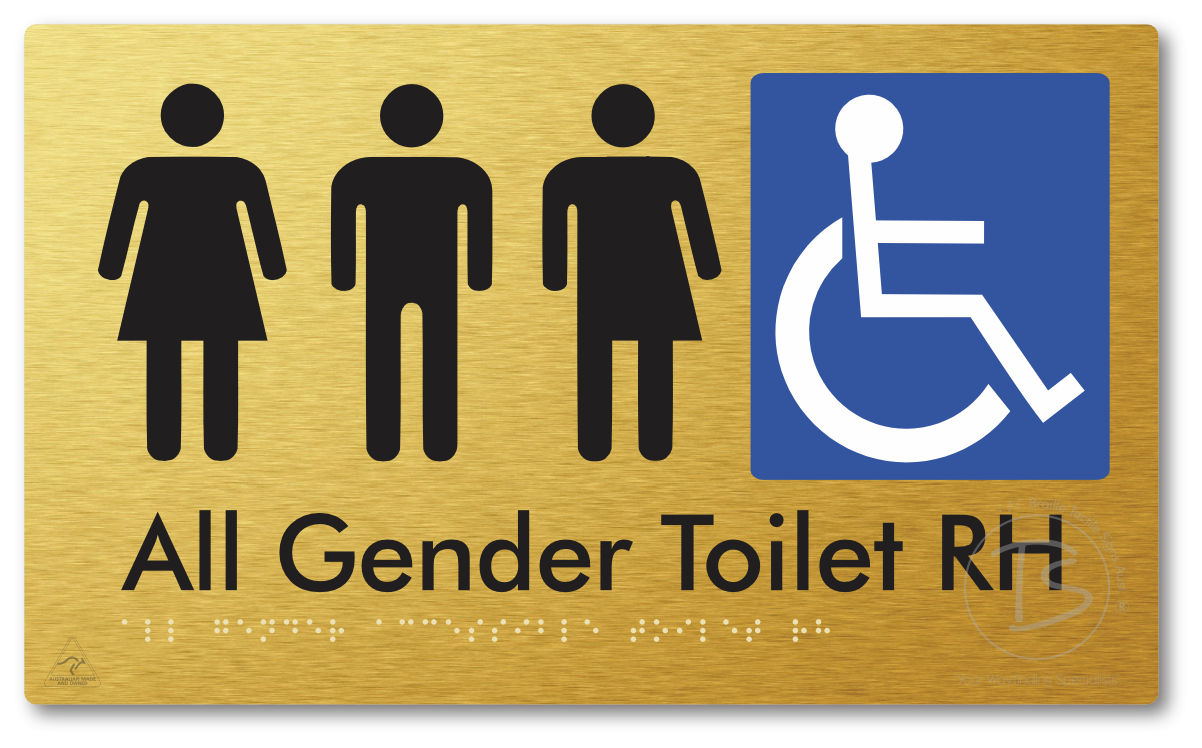 All Gender Accessible Toilet LH or RH