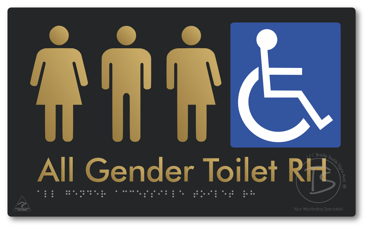 All Gender Accessible Toilet LH or RH