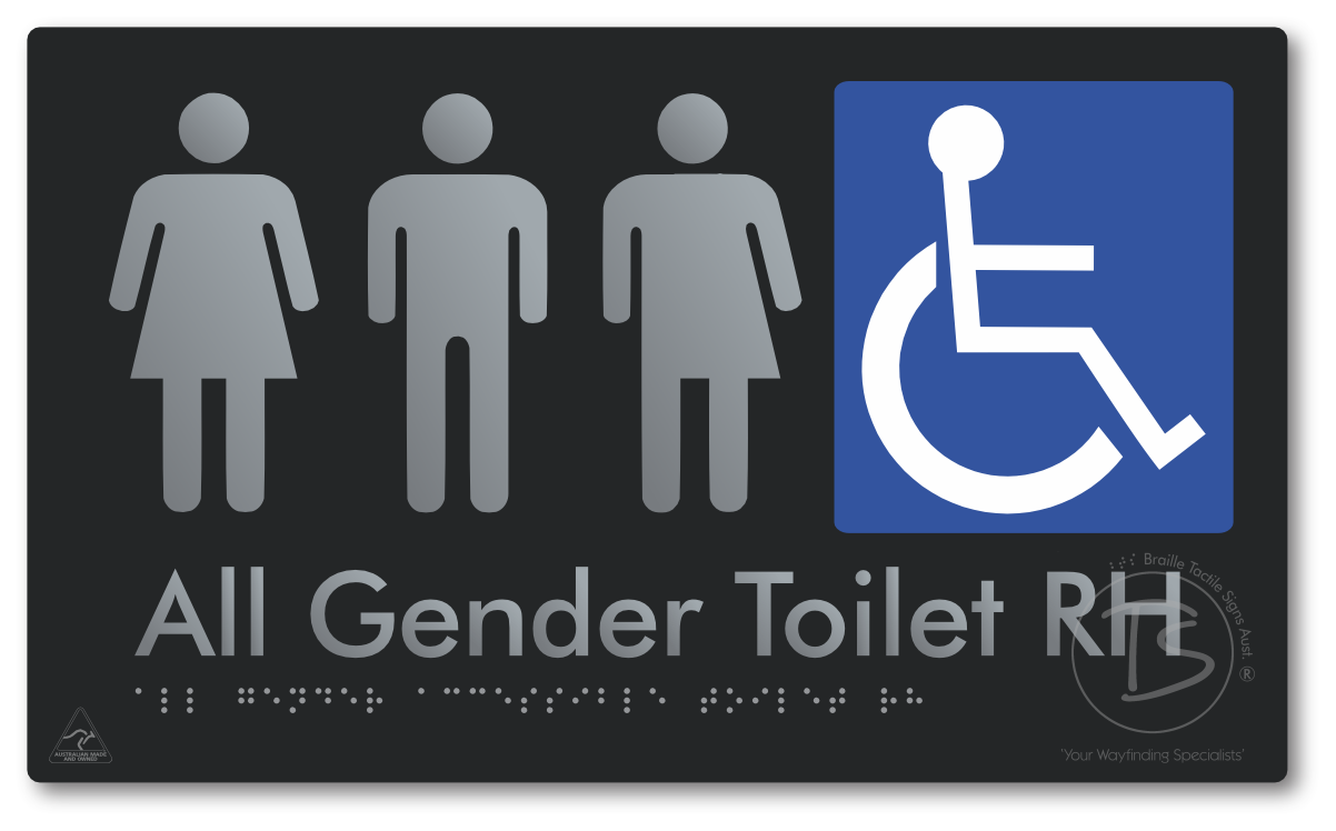 All Gender Accessible Toilet LH or RH