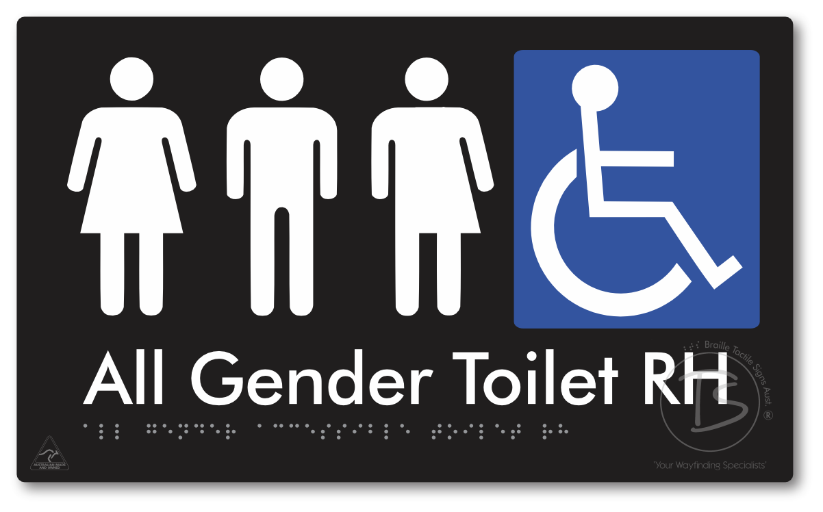 All Gender Accessible Toilet LH or RH