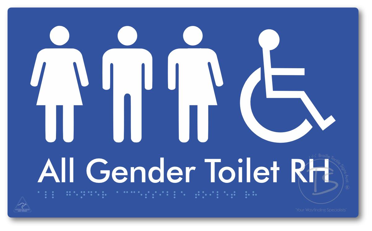 All Gender Accessible Toilet LH or RH