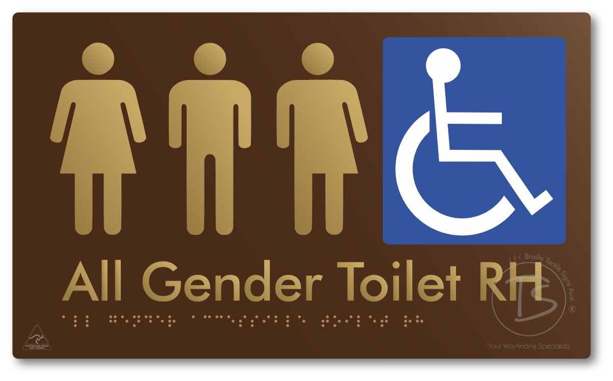 All Gender Accessible Toilet LH or RH