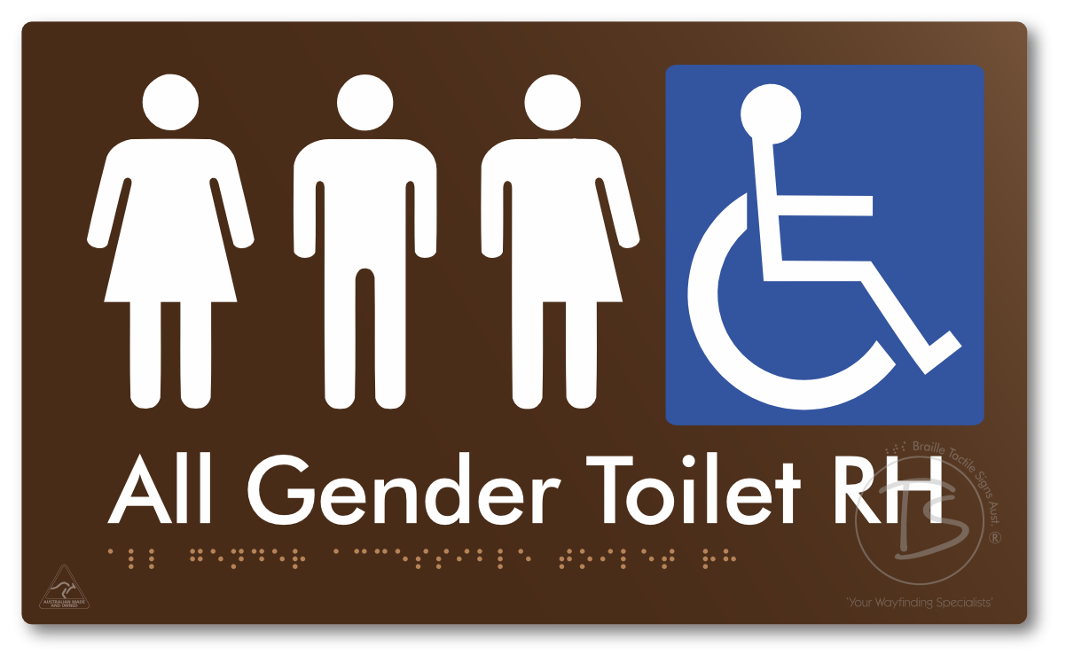 All Gender Accessible Toilet LH or RH