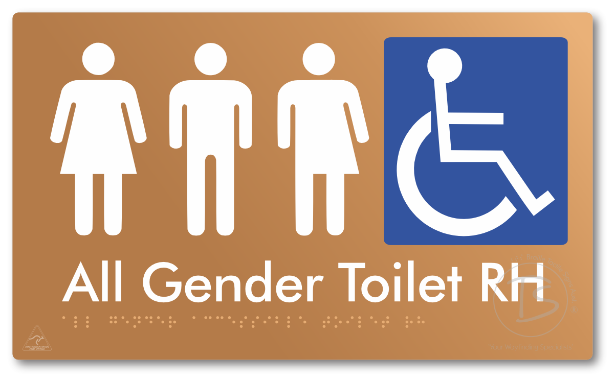 All Gender Accessible Toilet LH or RH