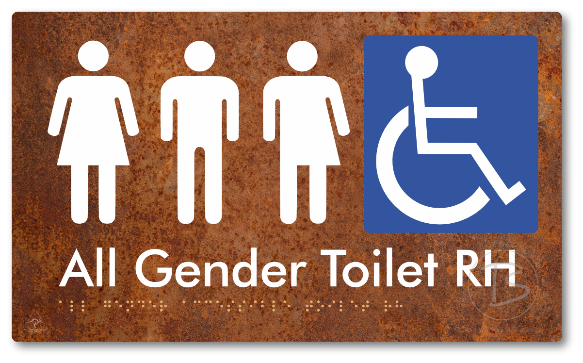 All Gender Accessible Toilet LH or RH