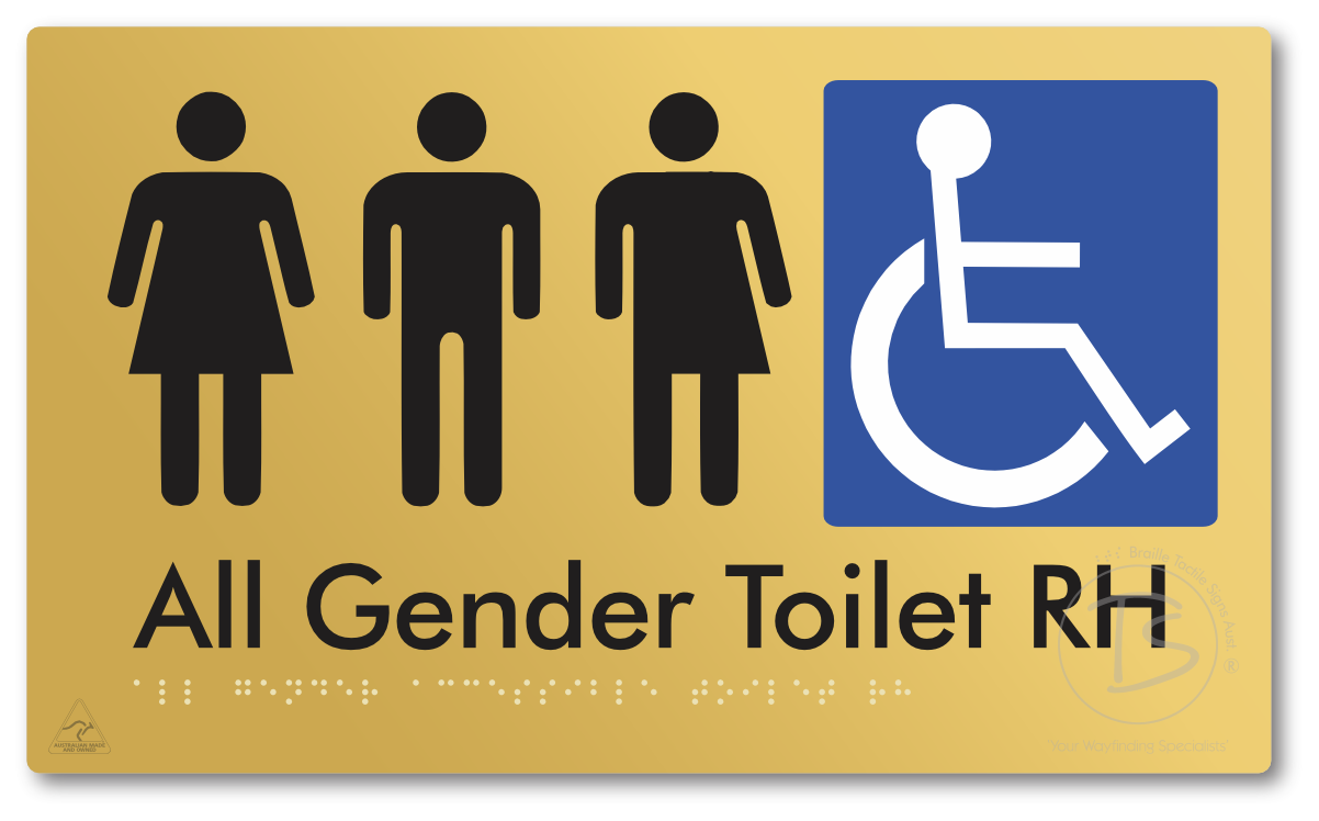All Gender Accessible Toilet LH or RH