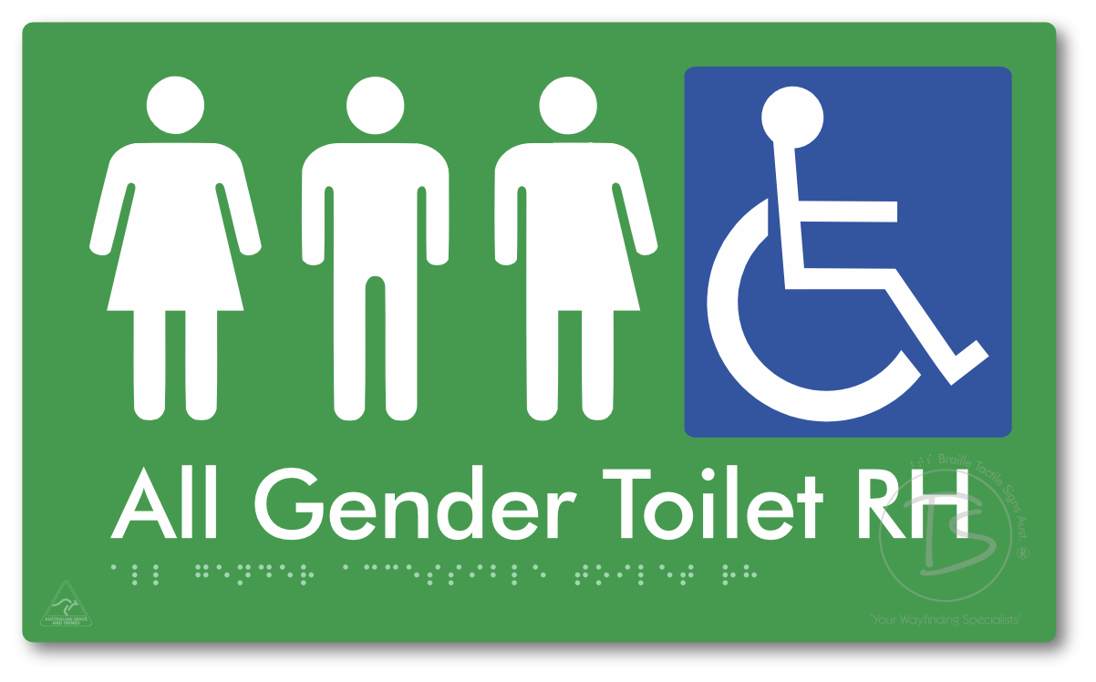 All Gender Accessible Toilet LH or RH
