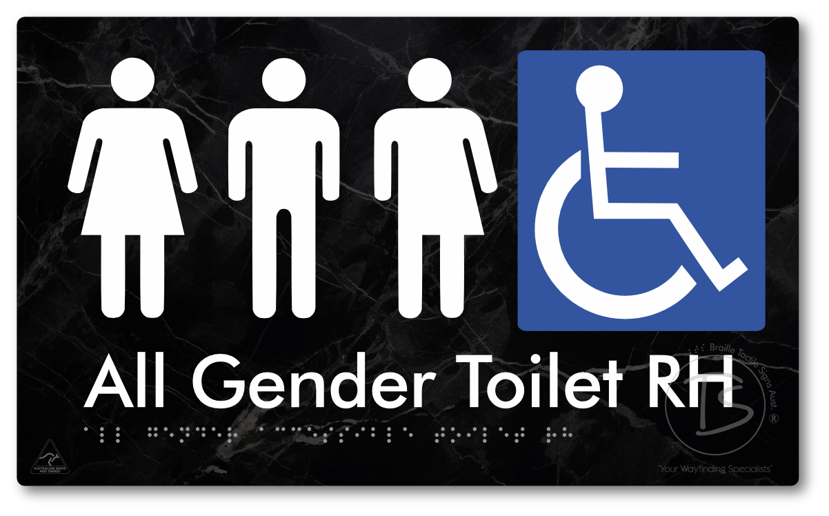 All Gender Accessible Toilet LH or RH