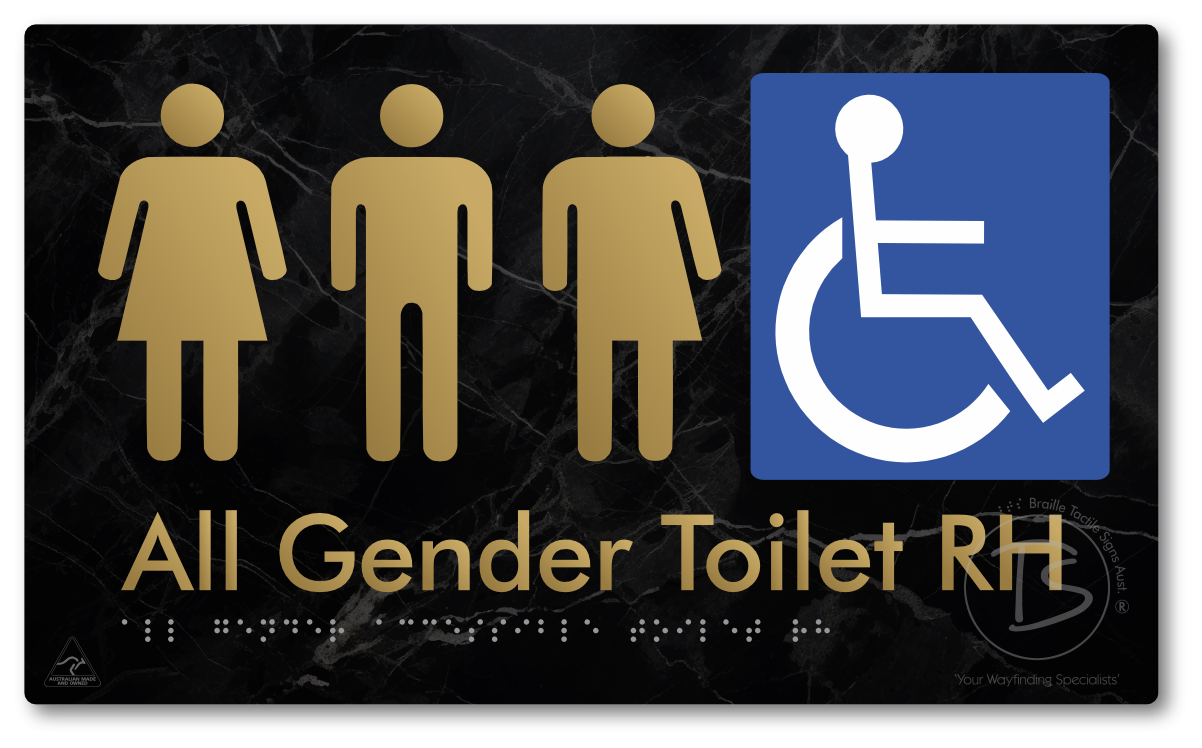 All Gender Accessible Toilet LH or RH