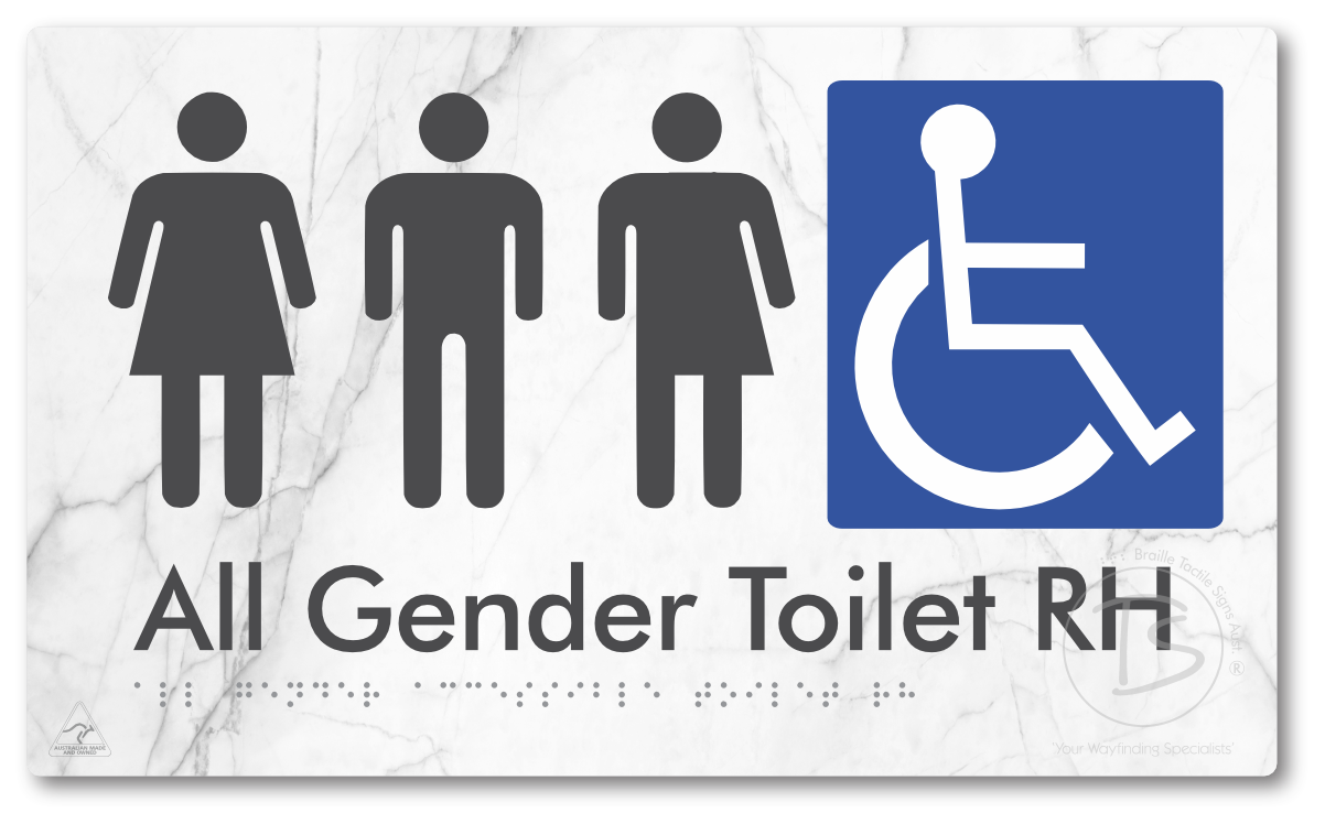 All Gender Accessible Toilet LH or RH