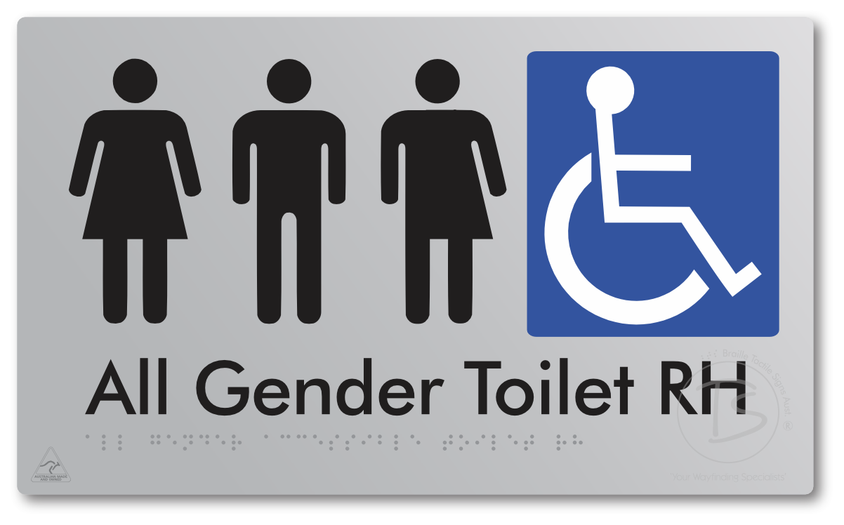 All Gender Accessible Toilet LH or RH