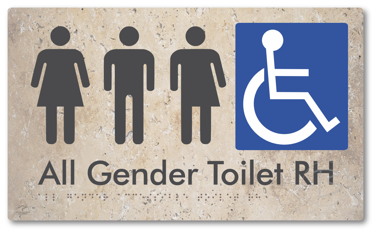 All Gender Accessible Toilet LH or RH