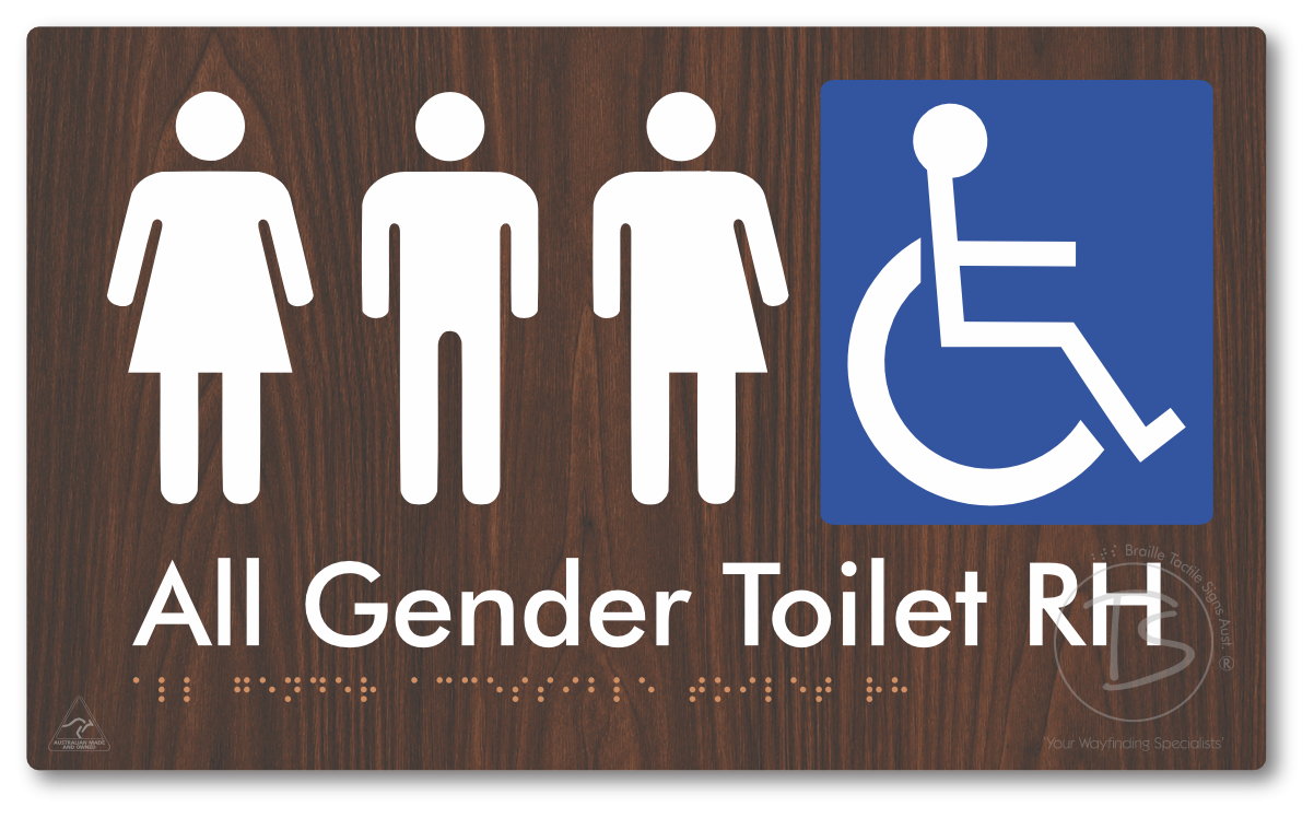All Gender Accessible Toilet LH or RH