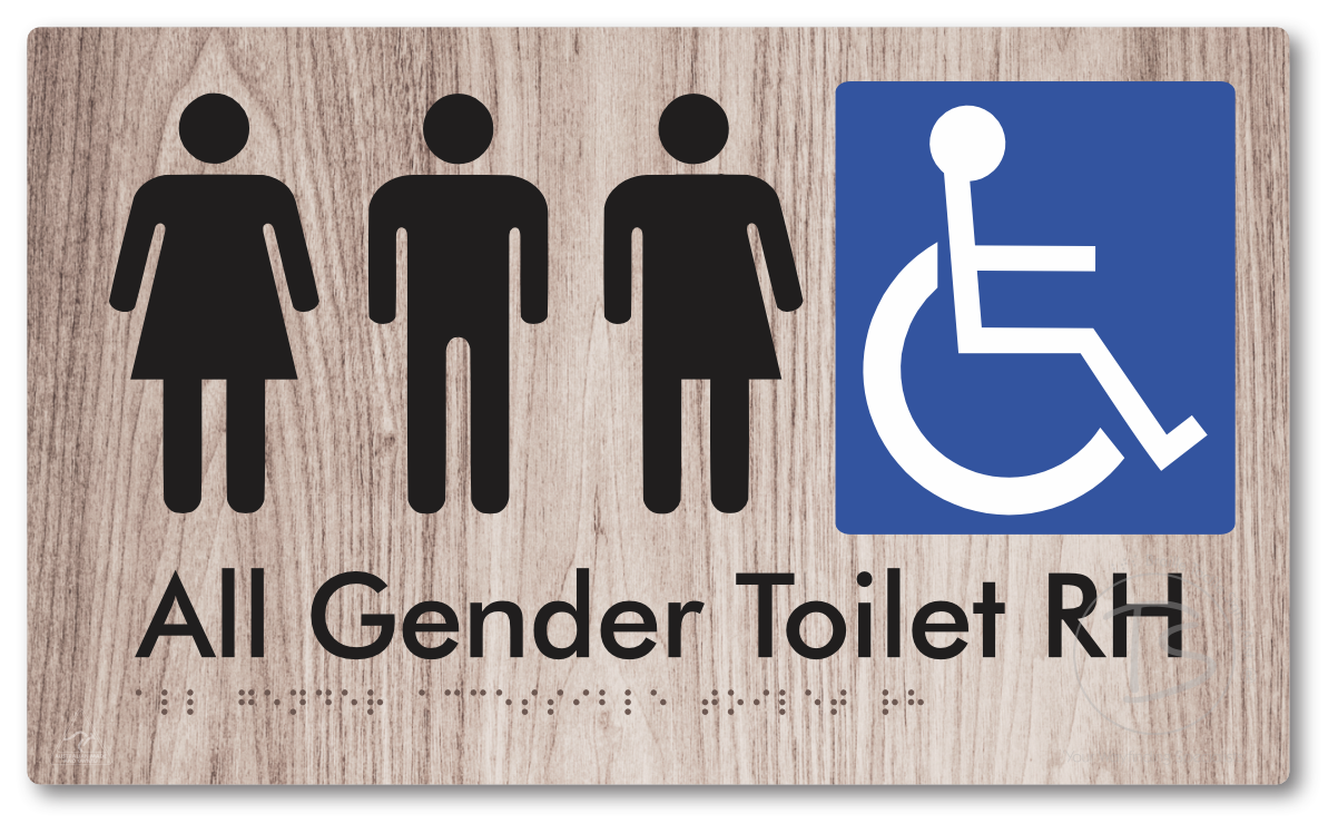 All Gender Accessible Toilet LH or RH