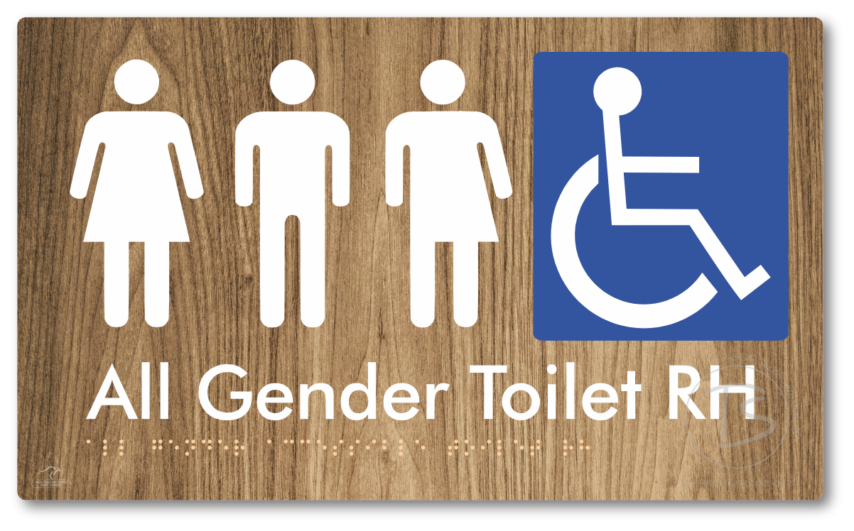 All Gender Accessible Toilet LH or RH