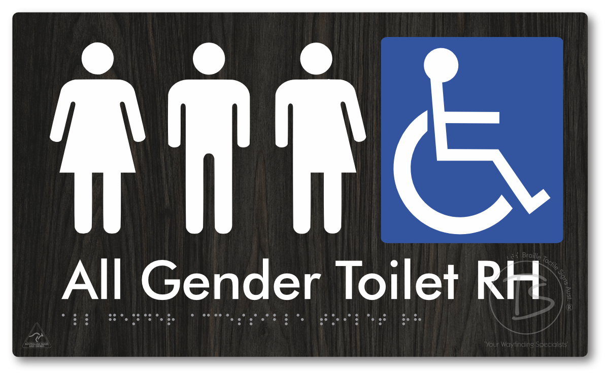 All Gender Accessible Toilet LH or RH