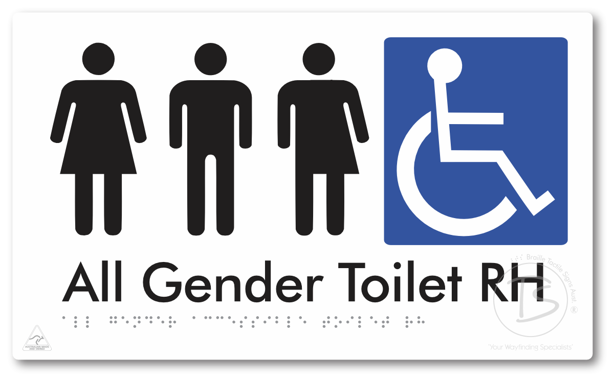 All Gender Accessible Toilet LH or RH