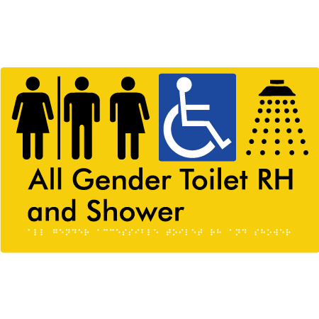 All Gender Accessible Toilet LH / RH & Shower with Air Lock