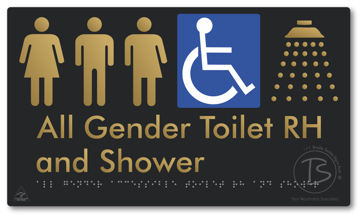 All Gender Accessible Toilet LH or RH & Shower