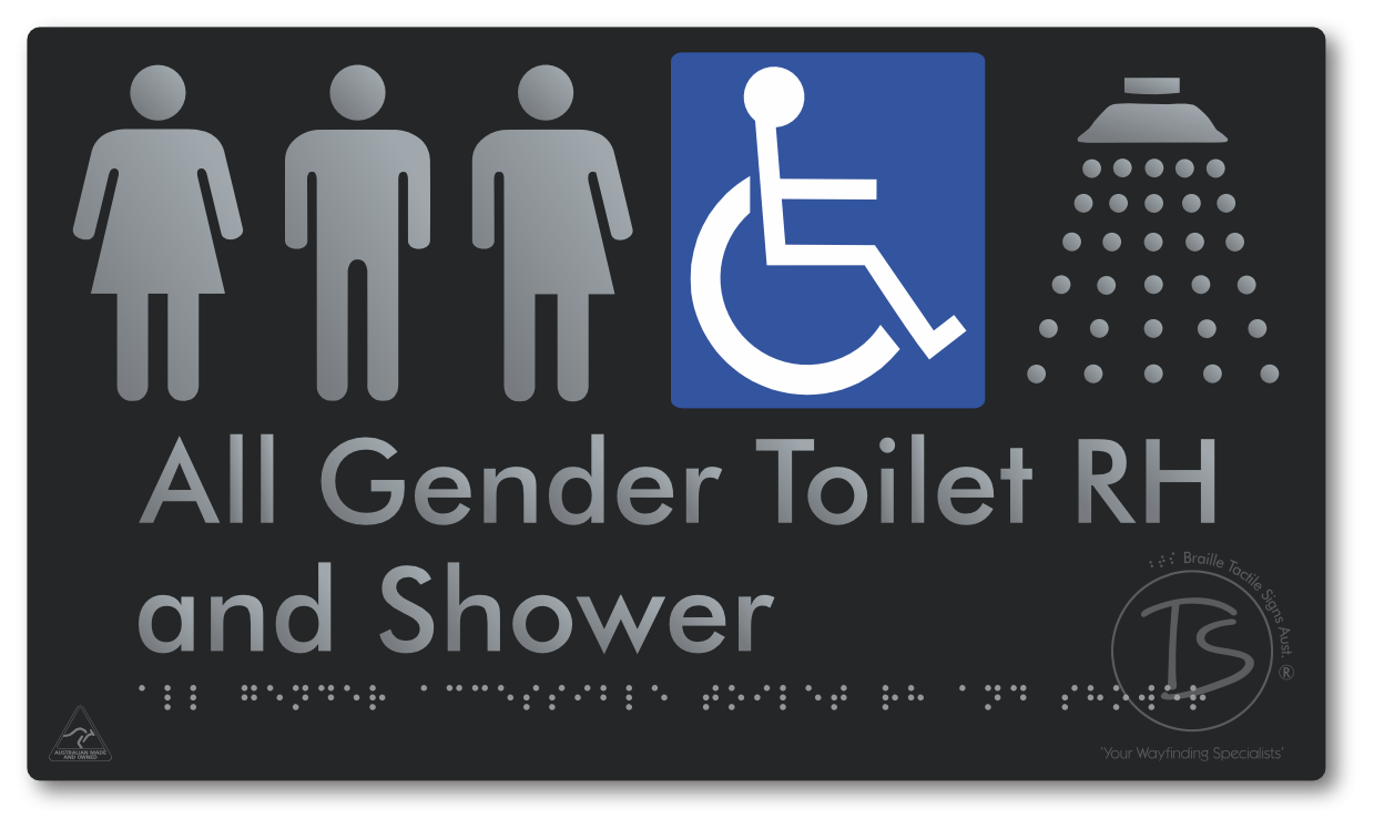All Gender Accessible Toilet LH or RH & Shower