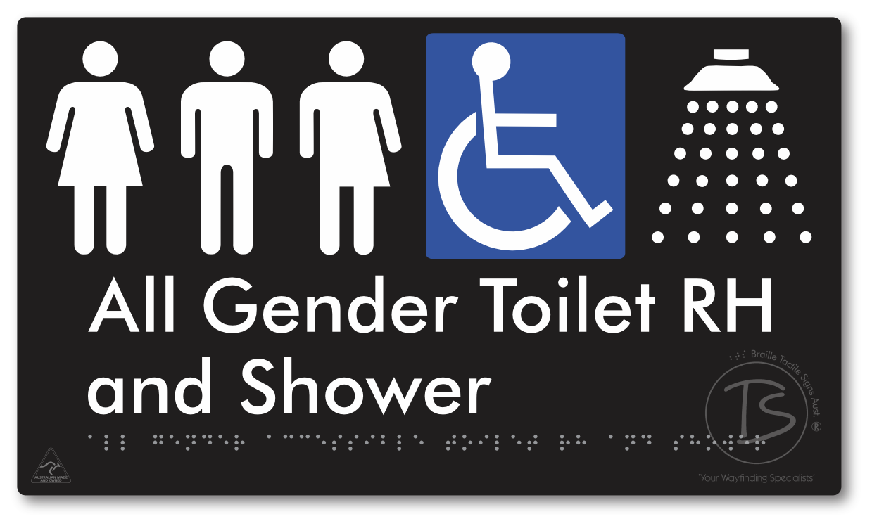 All Gender Accessible Toilet LH or RH & Shower