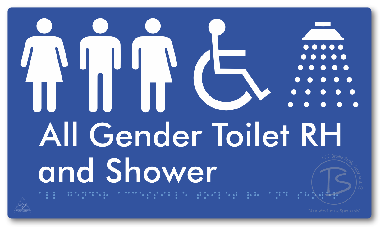 All Gender Accessible Toilet LH or RH & Shower