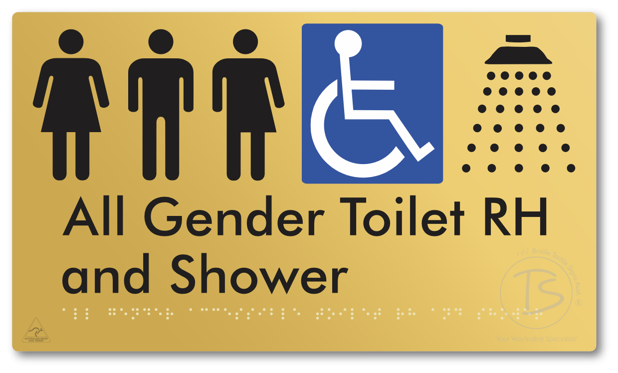 All Gender Accessible Toilet LH or RH & Shower