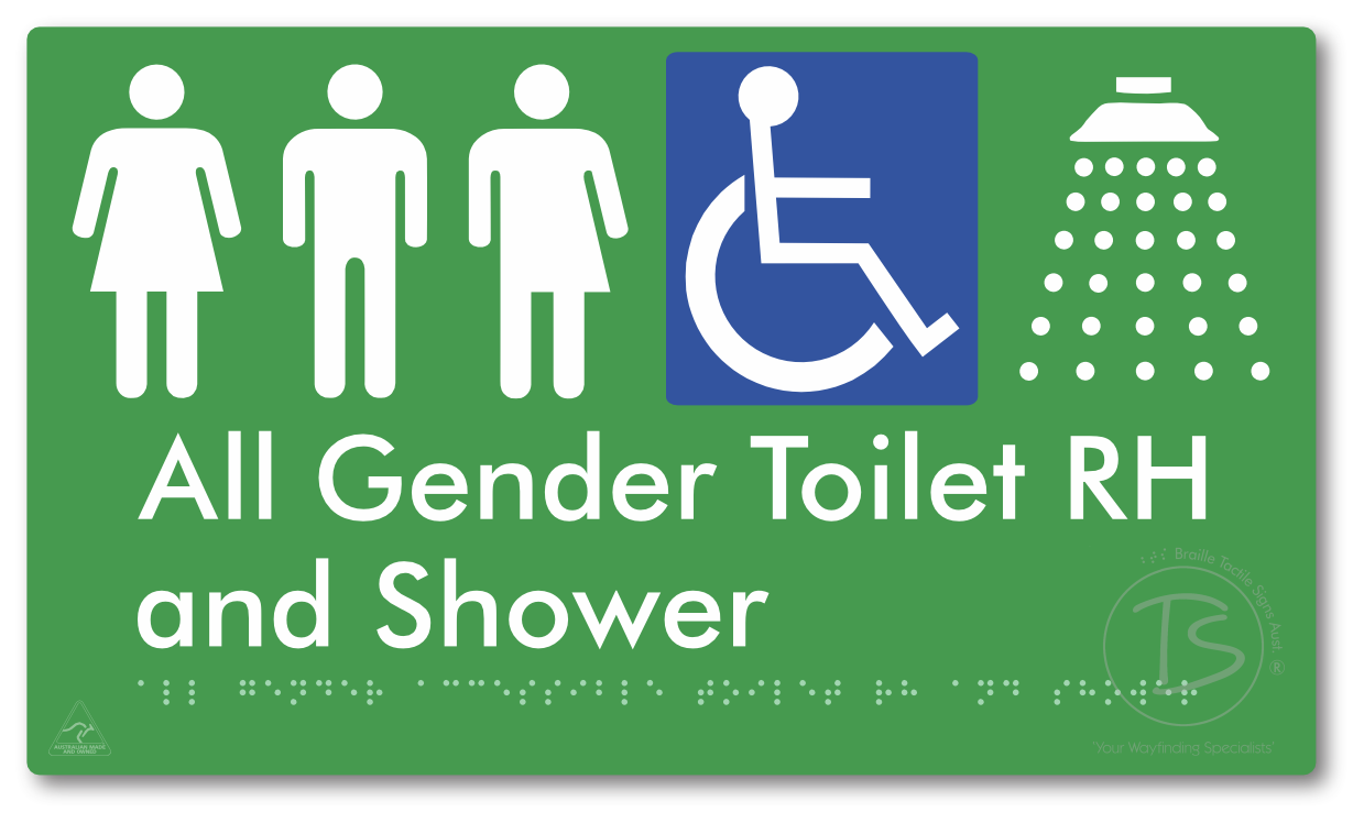 All Gender Accessible Toilet LH or RH & Shower