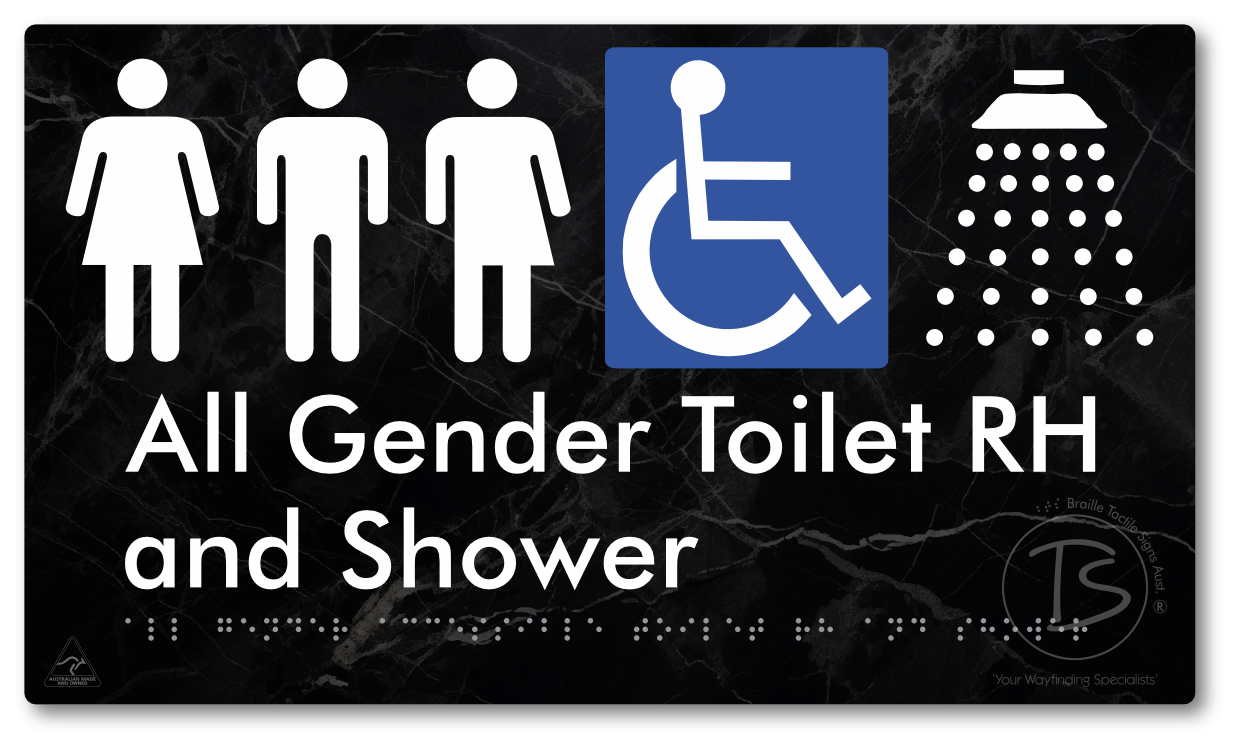 All Gender Accessible Toilet LH or RH & Shower