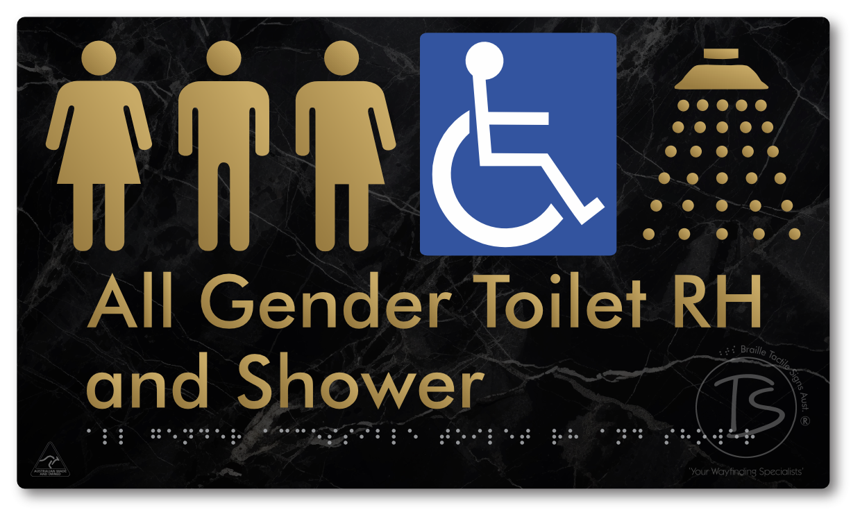 All Gender Accessible Toilet LH or RH & Shower