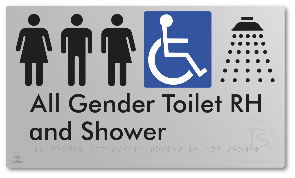 All Gender Accessible Toilet LH or RH & Shower