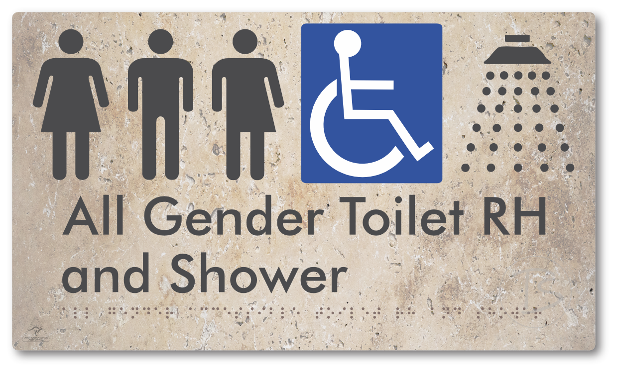 All Gender Accessible Toilet LH or RH & Shower