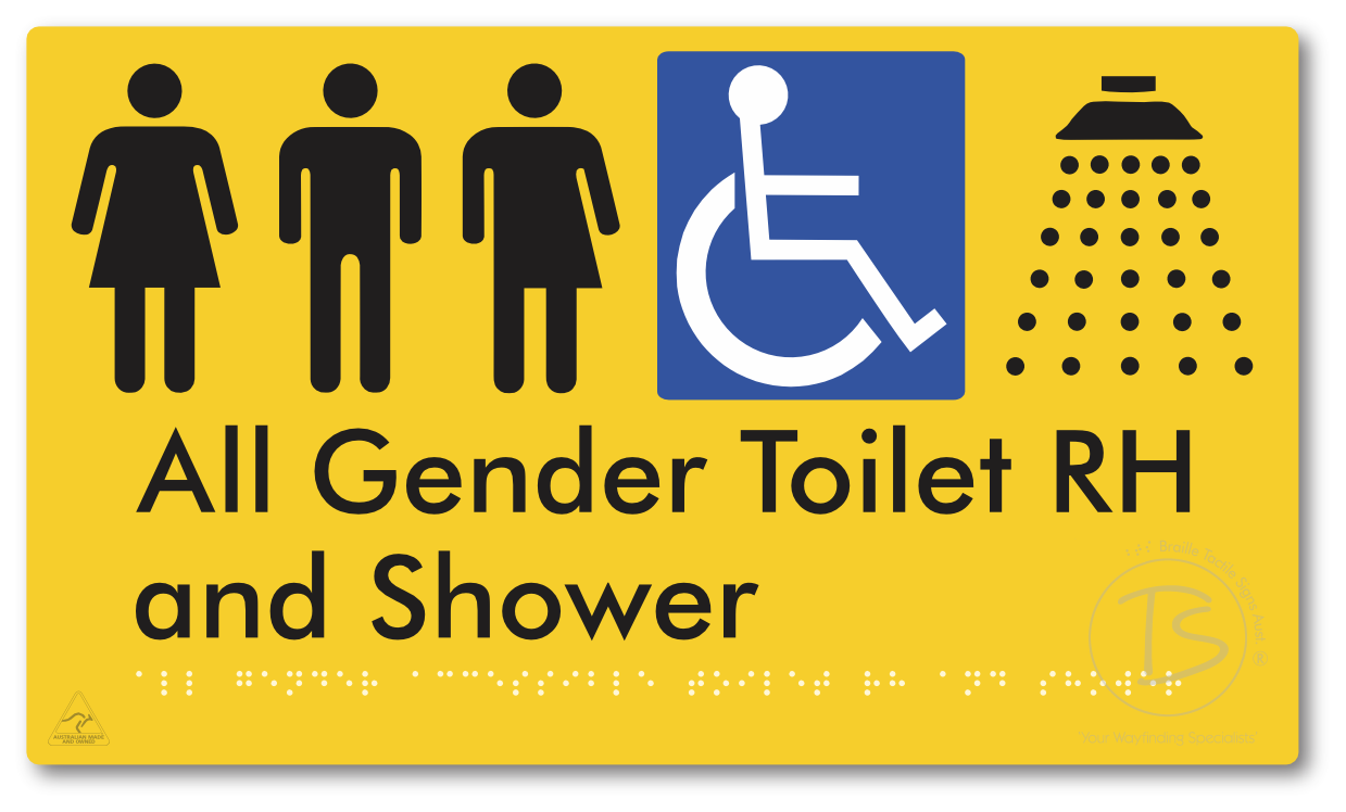 All Gender Accessible Toilet LH or RH & Shower