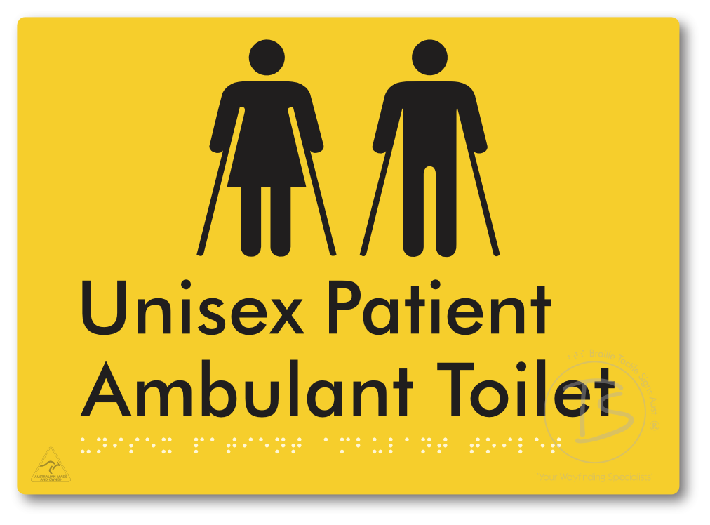 Unisex Patient Ambulant Toilet