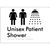 Unisex Patient Shower