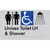 Unisex Accessible Toilet LH & Shower w/ Air Lock