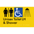 Unisex Accessible Toilet LH & Shower with Airlock