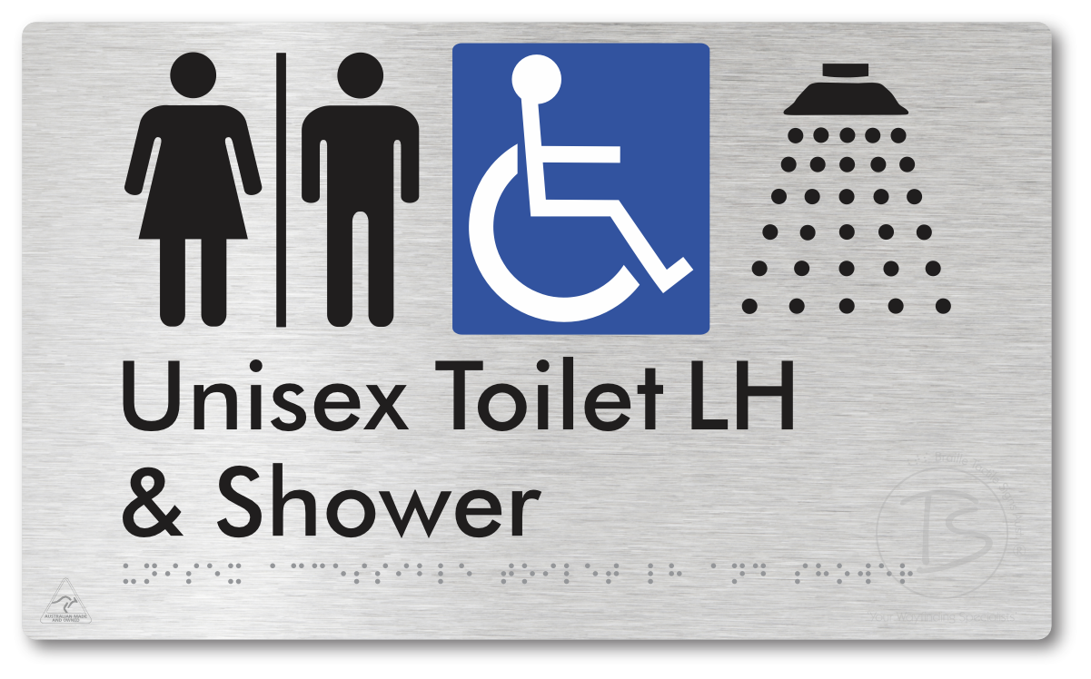 Unisex Accessible Toilet LH & Shower with Air Lock