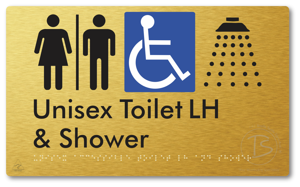 Unisex Accessible Toilet LH & Shower with Air Lock