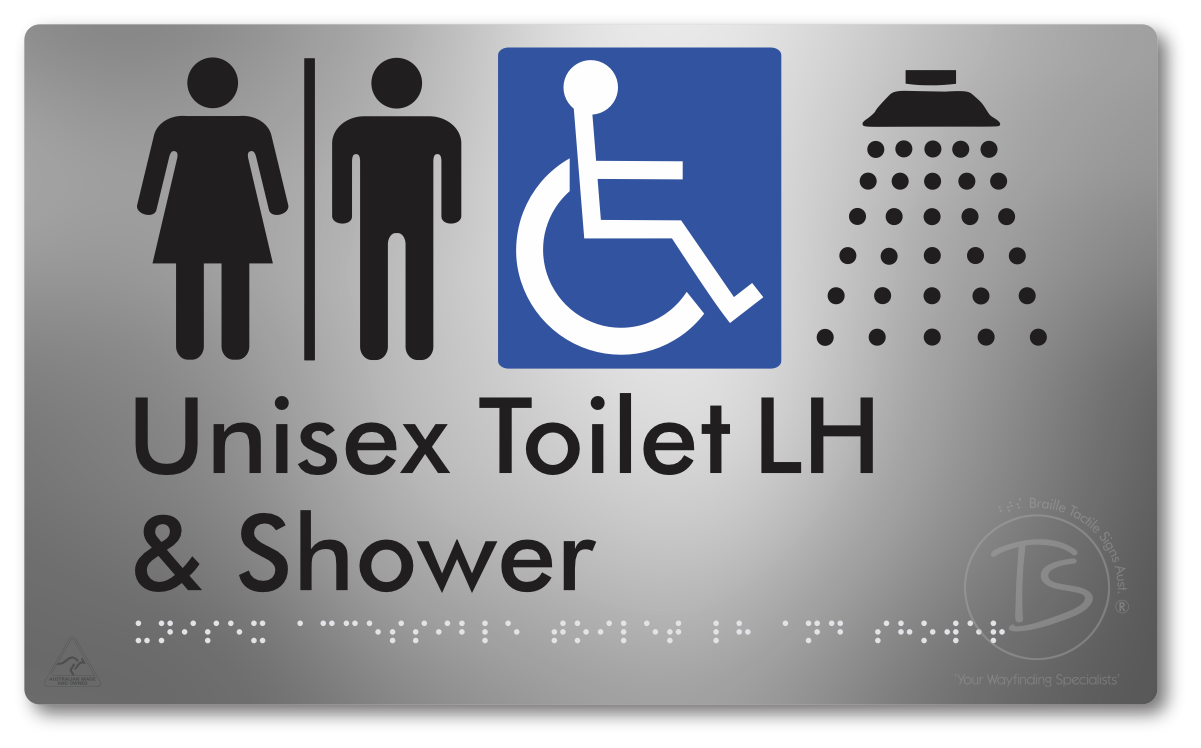 Unisex Accessible Toilet LH & Shower with Air Lock