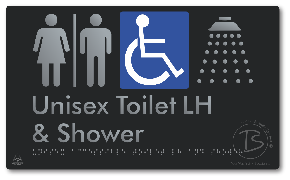 Unisex Accessible Toilet LH & Shower with Air Lock