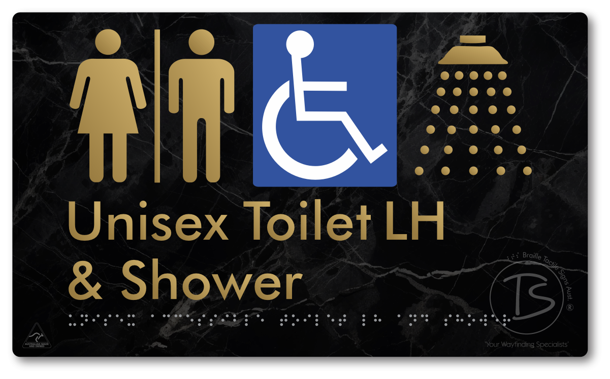 Unisex Accessible Toilet LH & Shower with Air Lock