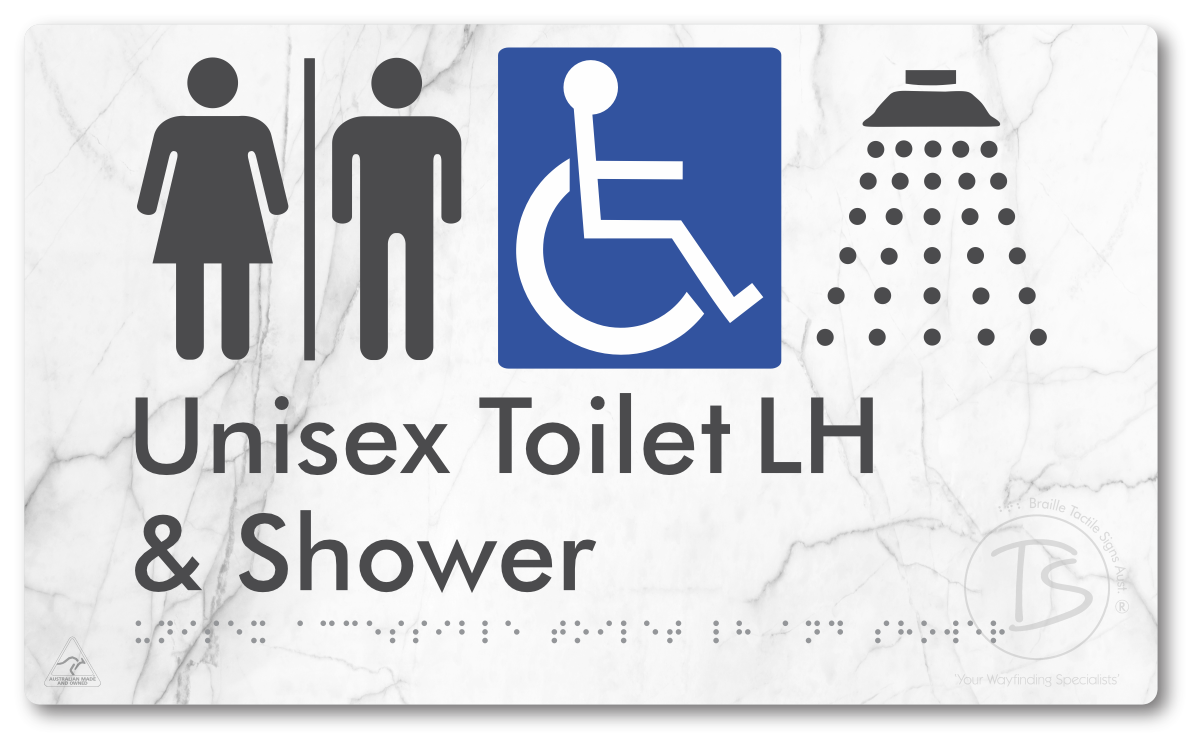Unisex Accessible Toilet LH & Shower with Air Lock