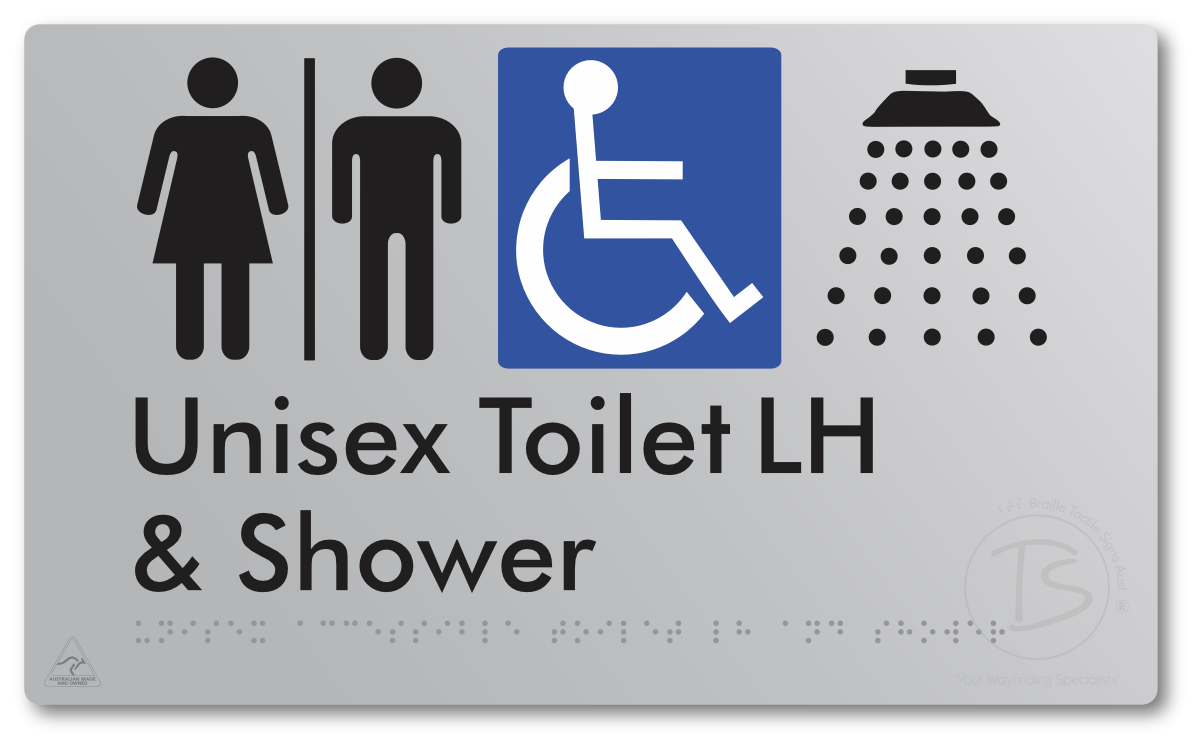 Unisex Accessible Toilet LH & Shower with Air Lock