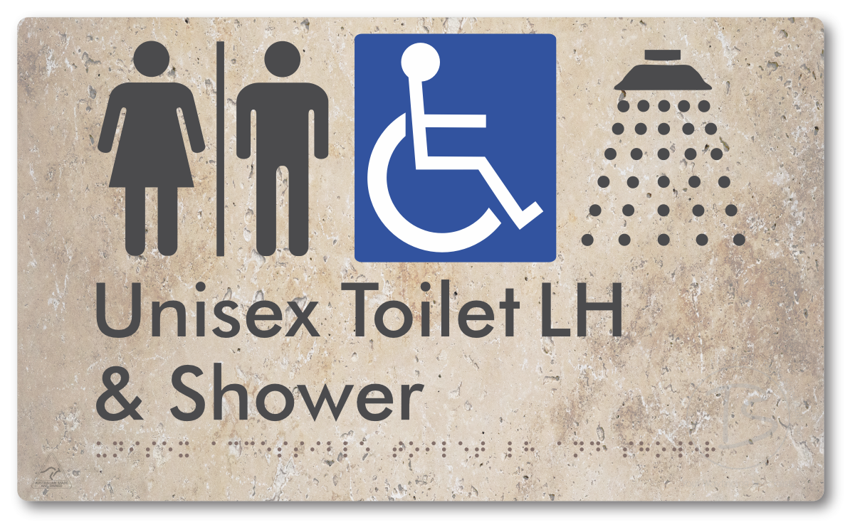 Unisex Accessible Toilet LH & Shower with Air Lock